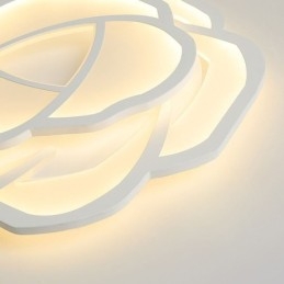 Moderne eenvoudige plafondlamp van acryl in de kleur roze 52 cm