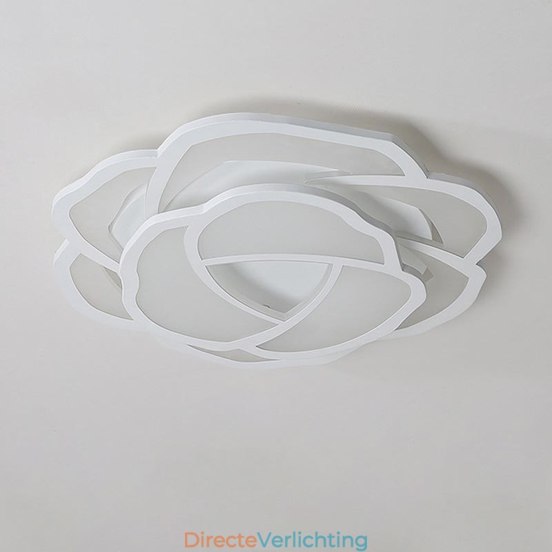 Moderne eenvoudige plafondlamp van acryl in de kleur roze 52 cm