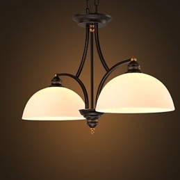 Retro Minimalistische Plafondlampen Europese Stijl Glazen Plafondlampen Lamp