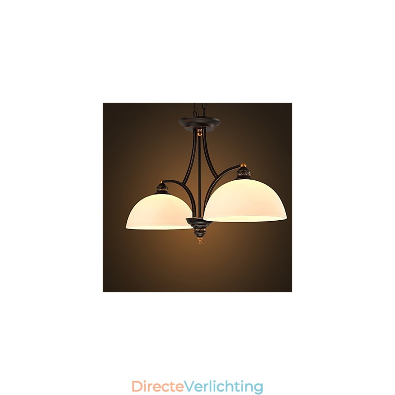 Retro Minimalistische Plafondlampen Europese Stijl Glazen Plafondlampen Lamp