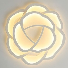 Moderne eenvoudige plafondlamp van acryl in de kleur roze 52 cm