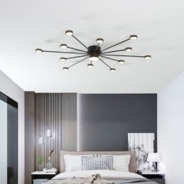 Moderne minimalistische plafondlamp van acryl met kap