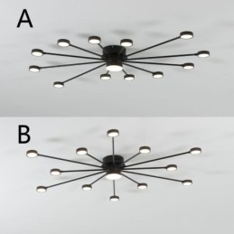 Moderne minimalistische plafondlamp van acryl met kap