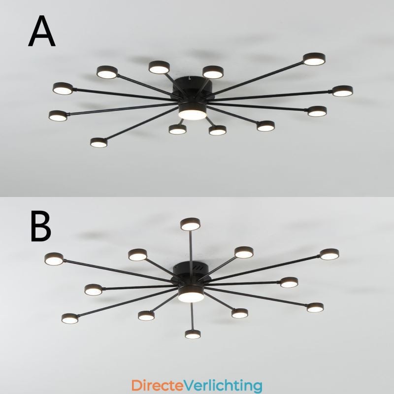 Moderne minimalistische plafondlamp van acryl met kap