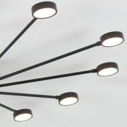 Moderne minimalistische plafondlamp van acryl met kap