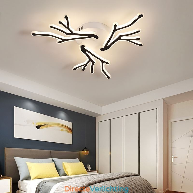 Plafondlamp van acryl met verzonken montage