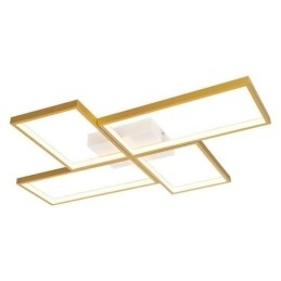 Plafondlamp met mozaïek geometrische vierkante vorm