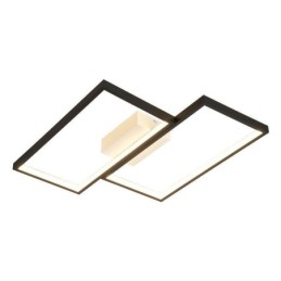 Plafondlamp in de vorm van een vierkant mozaïek met geometrische vormen