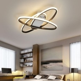 Minimalistische plafondlamp met plafondmontage in de vorm van een planeet