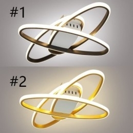 Minimalistische plafondlamp met plafondmontage in de vorm van een planeet