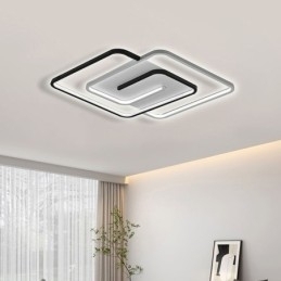 Inbouw plafondlamp van acryl met vierkante vorm
