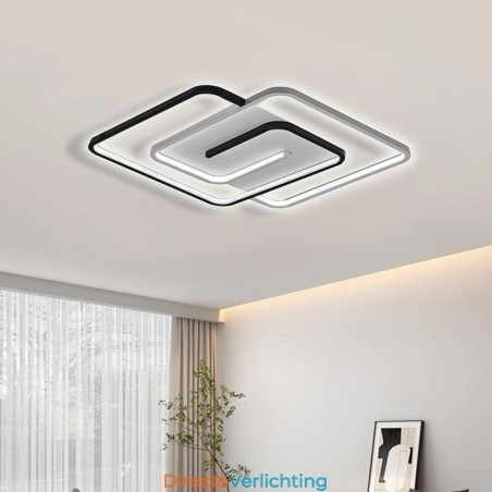 Inbouw plafondlamp van acryl met vierkante vorm Inbouw plafondlamp van acryl met vierkante vorm