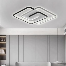 Inbouw plafondlamp van acryl met vierkante vorm