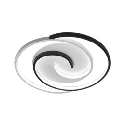 Plafondlamp van acryl met ronde vorm, voor vlakke montage