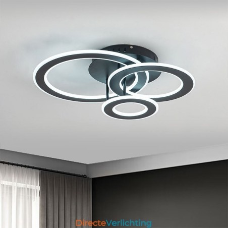 Plafondlamp van drievoudig rond acryl Plafondlamp van drievoudig rond acryl