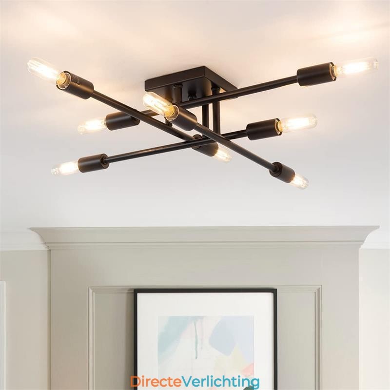 Landelijke Retro Plafondlamp in Amerikaanse Industriële Stijl, Decoratieve Plafondlamp