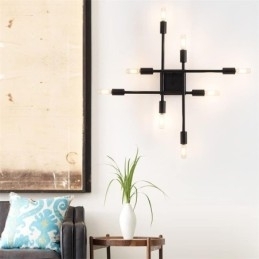 Landelijke Retro Plafondlamp in Amerikaanse Industriële Stijl, Decoratieve Plafondlamp