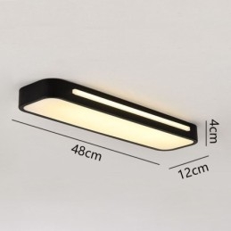 Moderne plafondlamp van acryl met inbouwmontage