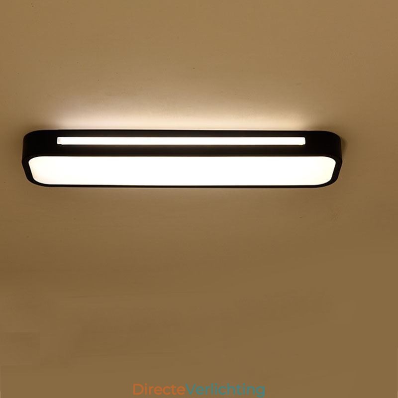 Moderne plafondlamp van acryl met inbouwmontage