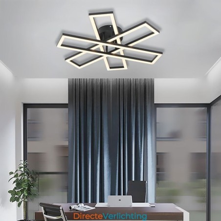 Minimalistische plafondlamp in de vorm van een windmolen van aluminium Minimalistische plafondlamp in de vorm van een windmolen van aluminium