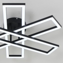 Minimalistische plafondlamp in de vorm van een windmolen van aluminium