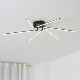 Creatieve plafondlamp in de vorm van een windmolen van aluminium