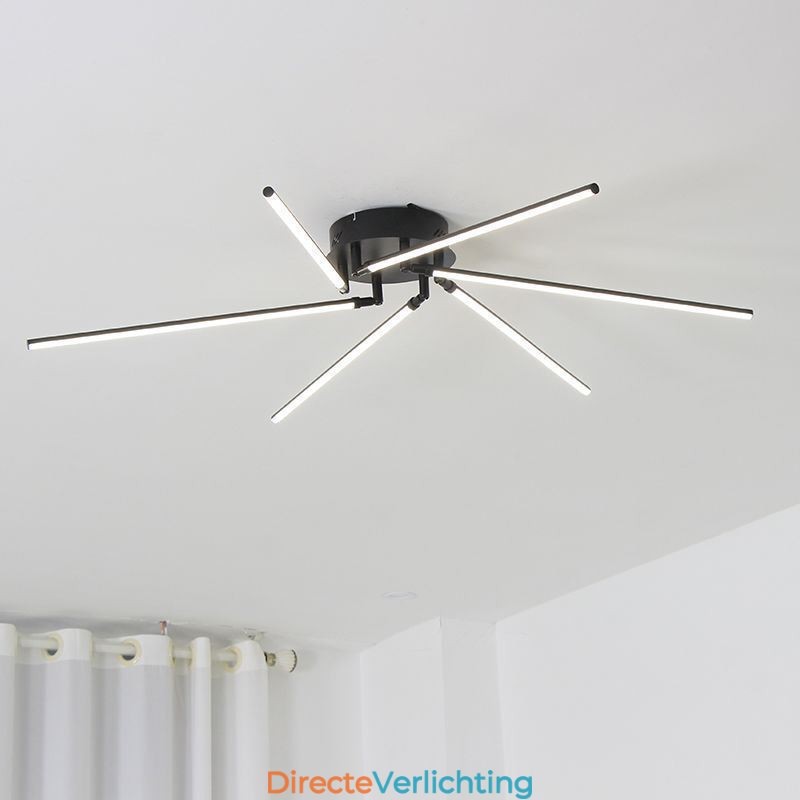 Creatieve plafondlamp in de vorm van een windmolen van aluminium