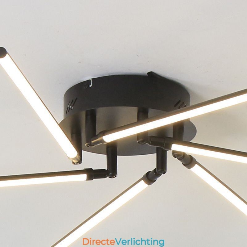 Creatieve plafondlamp in de vorm van een windmolen van aluminium