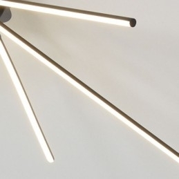 Creatieve plafondlamp in de vorm van een windmolen van aluminium
