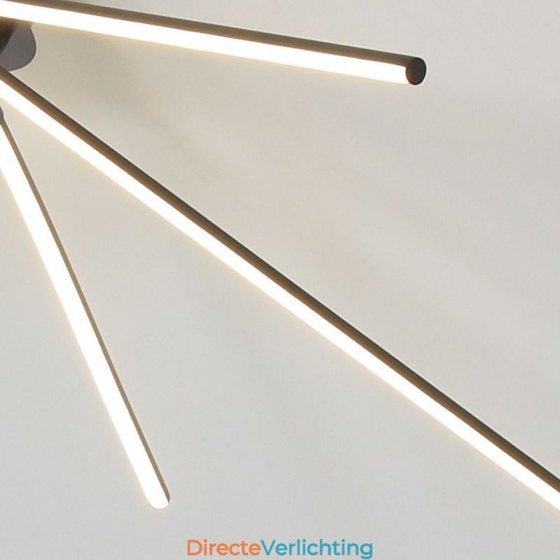Creatieve plafondlamp in de vorm van een windmolen van aluminium
