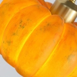 Dubbele kleine pompoen plafondlamp in Japanse retro-stijl