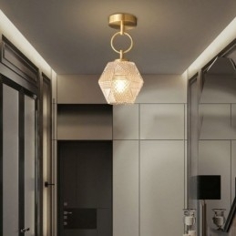 Moderne, inbouw glazen huisverlichting, creatieve plafondlamp