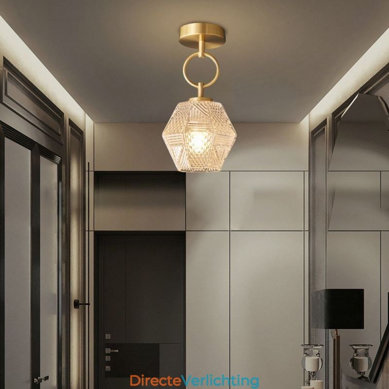 Moderne, inbouw glazen huisverlichting, creatieve plafondlamp