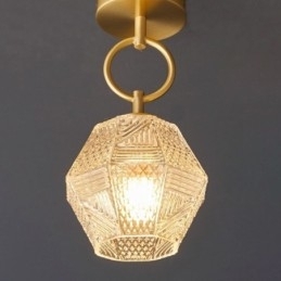 Moderne, inbouw glazen huisverlichting, creatieve plafondlamp
