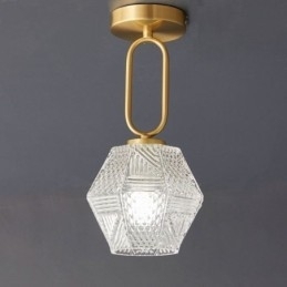 Moderne, inbouw glazen huisverlichting, creatieve plafondlamp