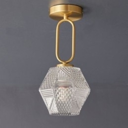 Moderne, inbouw glazen huisverlichting, creatieve plafondlamp