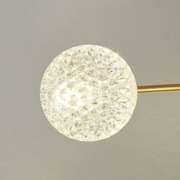 Moderne plafondlamp met gouden plafondbevestiging, decoratieve verlichtingsarmatuur