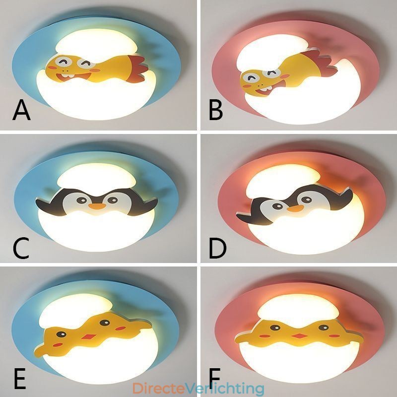 Cartoon Flush Mount Moderne Decoratieve Plafondlamp