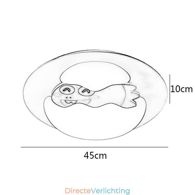 Cartoon Flush Mount Moderne Decoratieve Plafondlamp