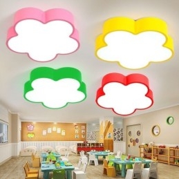 Cartoon Plafondlamp Moderne Bloem Inbouw