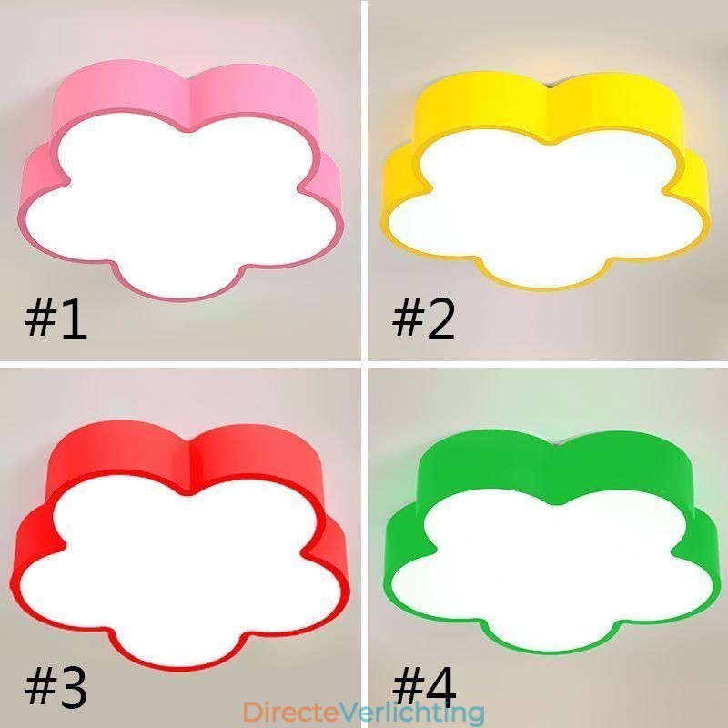 Cartoon Plafondlamp Moderne Bloem Inbouw