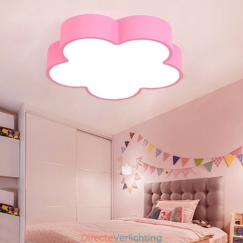 Cartoon Plafondlamp Moderne Bloem Inbouw