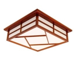 Retro Stijl Plafondlamp Vierkant Inbouw