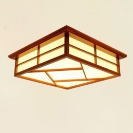 Retro Stijl Plafondlamp Vierkant Inbouw