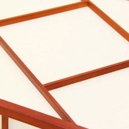 Retro Stijl Plafondlamp Vierkant Inbouw