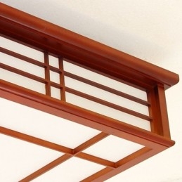 Retro Plafondlamp Decoratieve Houten Plafondlamp