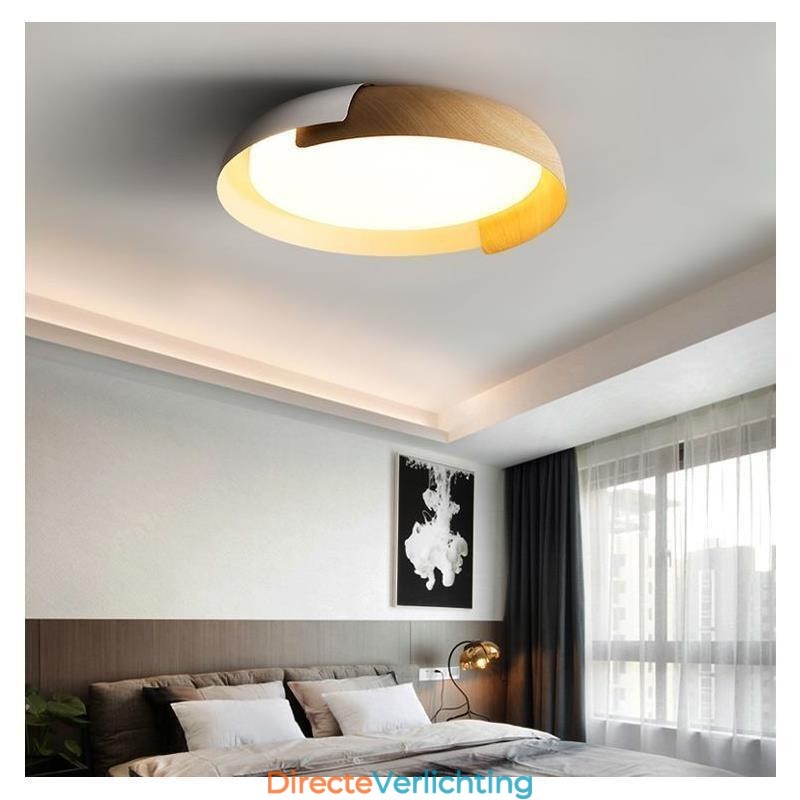 Moderne plafondlamp, ronde plafondlamp van acryl