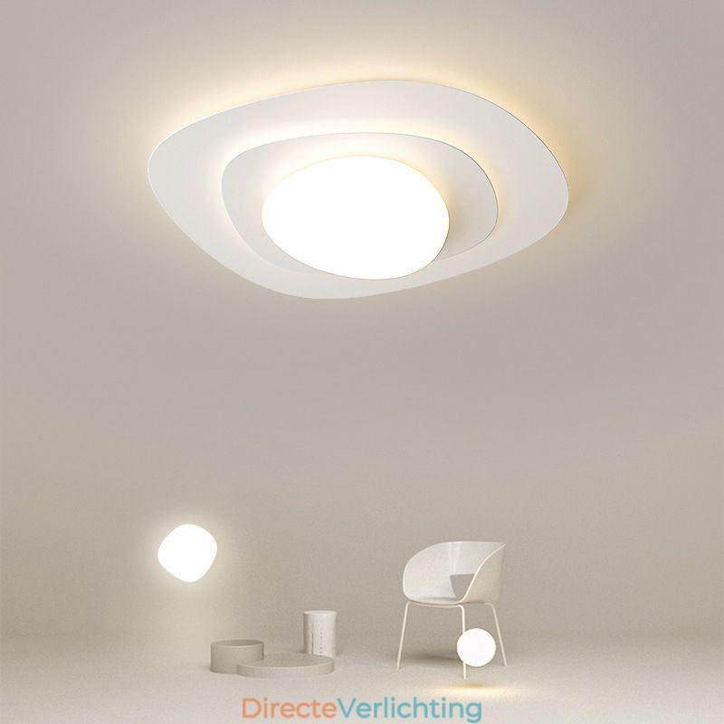 Nordic Plafondlamp Gegolfde Plafondlamp