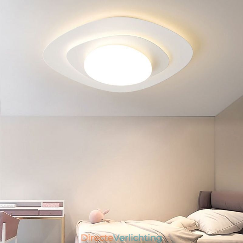 Nordic Plafondlamp Gegolfde Plafondlamp