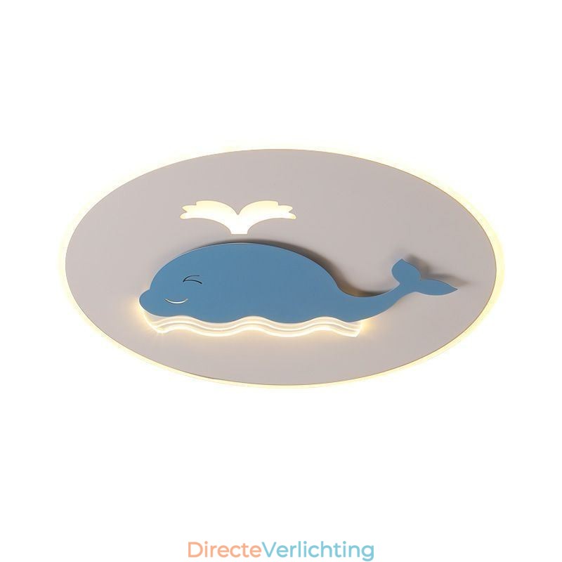 Moderne creatieve plafondlamp walvis plafondlamp